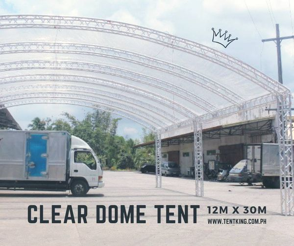 Translucent Aluminum Dome Tent Canvas